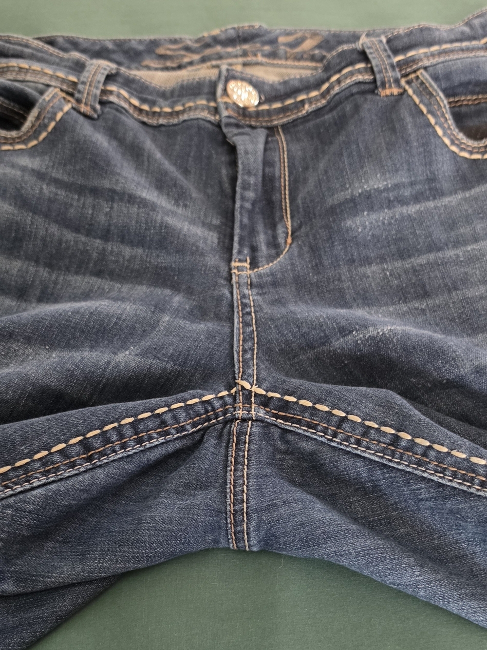 Seven7 Classic Medium Wash Bootcut Blue Jeans Size 18W Good Condition - Picture 12 of 13